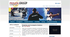 Desktop Screenshot of peelergroup.com